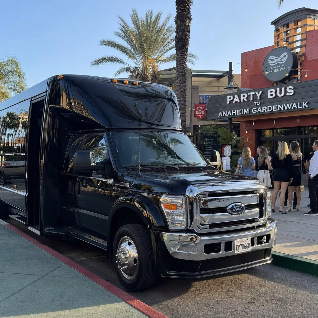 Rent a Bus to Anaheim GardenWalk