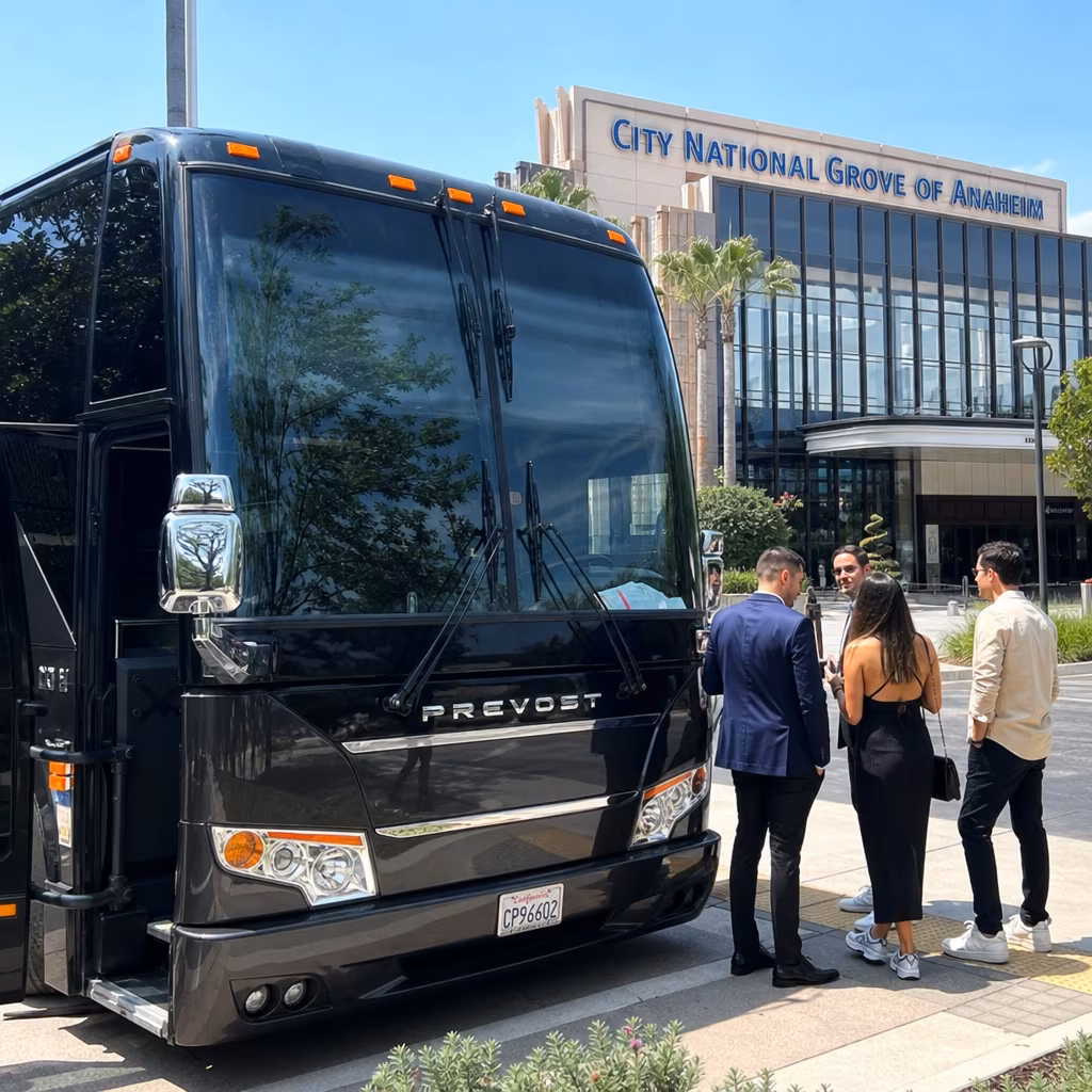 Rent a Bus to City National Grove of Anaheim