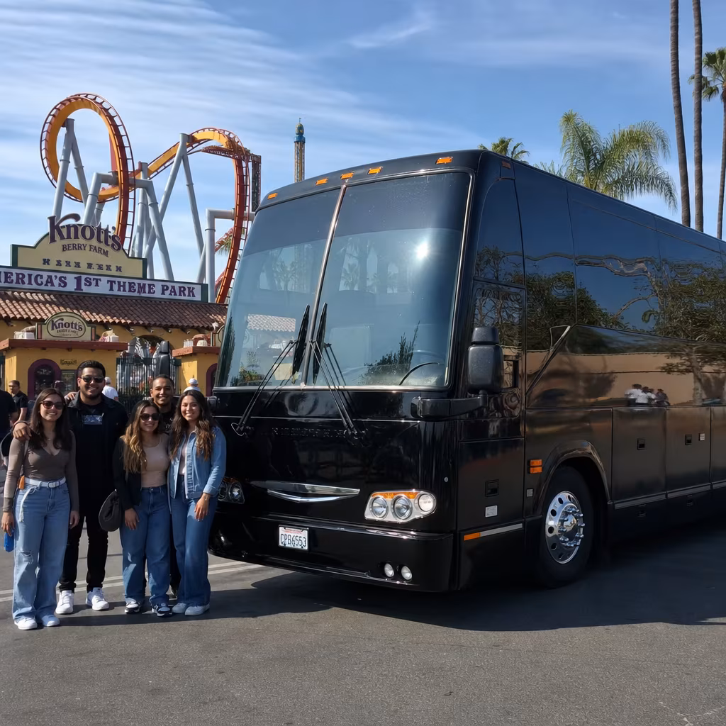 Rent a Bus to Knott's Berry Farm