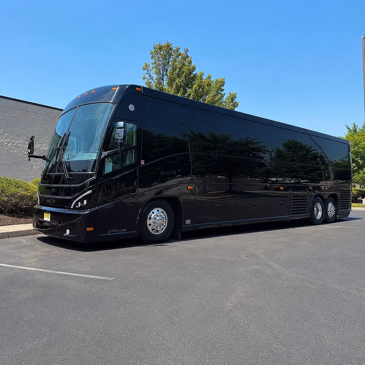 Luggage loaded into a Metro Anaheim motorcoach luggage bay