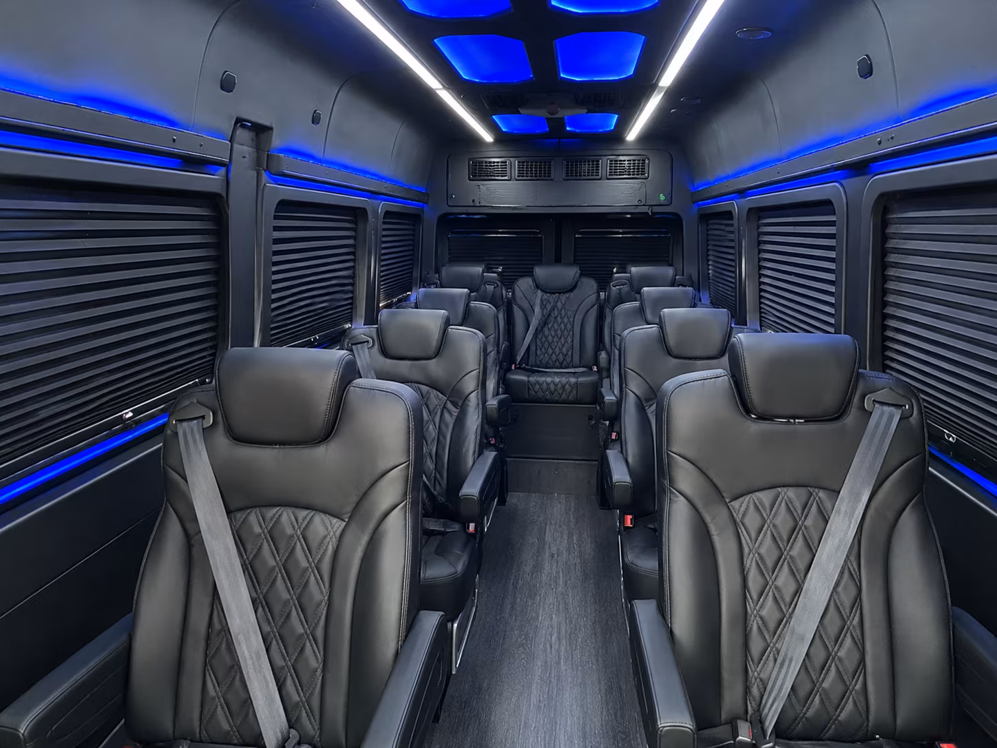 Anaheim Airport Shuttle & Transportation party bus exterior
