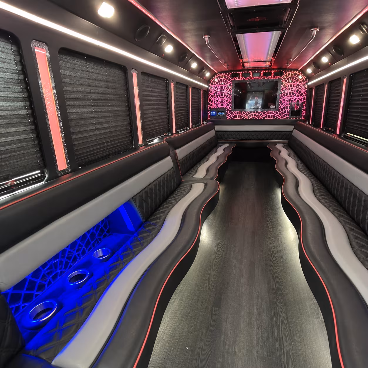 Anaheim Bachelor & Bachelorette Transportation party bus exterior