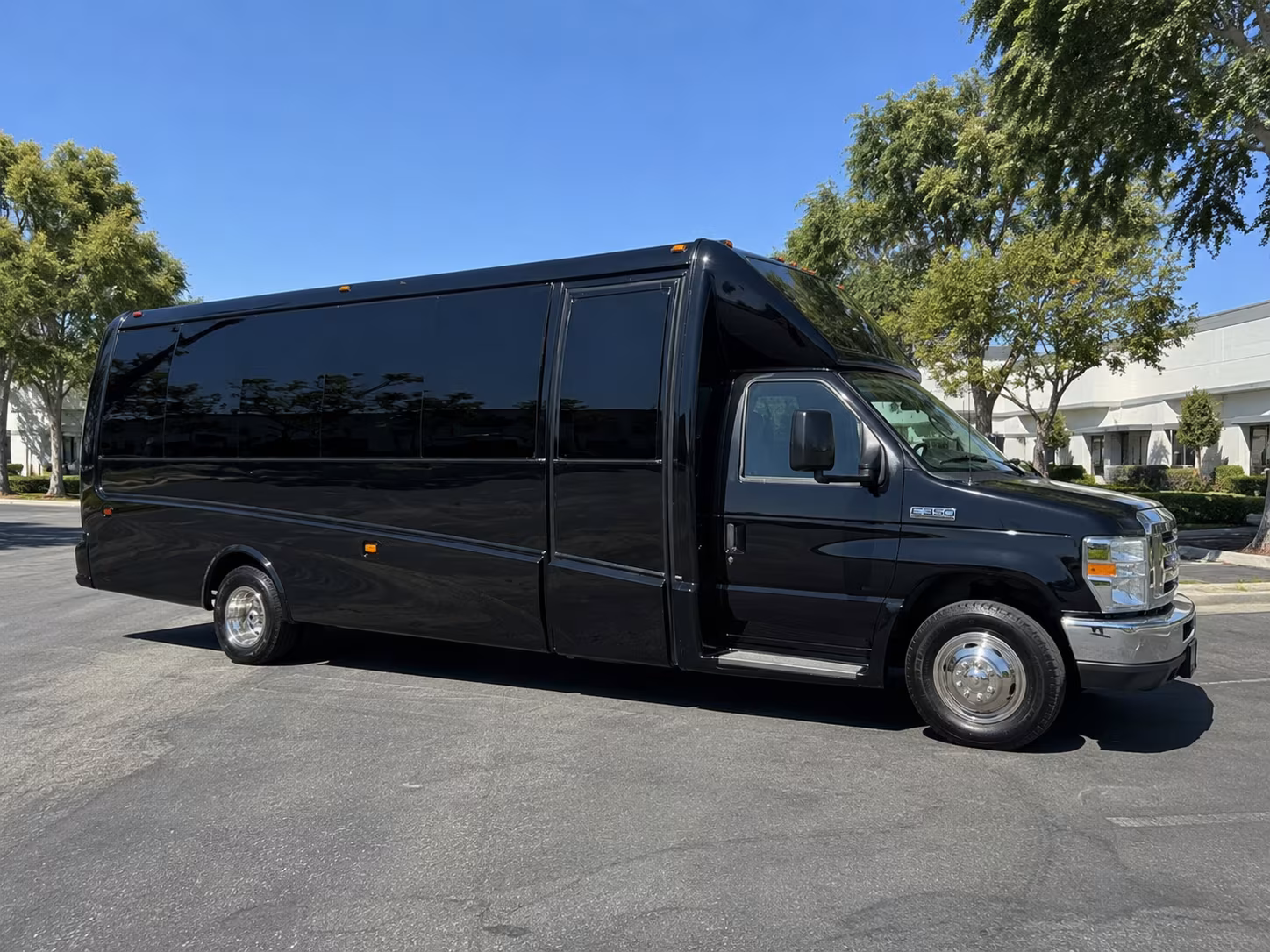 Anaheim Birthday, Sweet 16, & Quinceañera Transportation party bus exterior