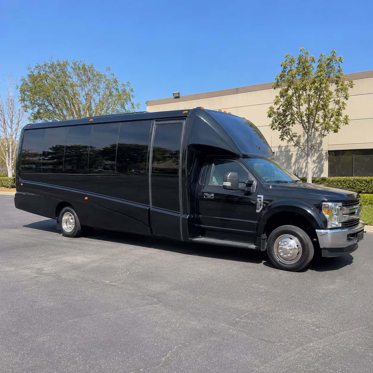 Anaheim Birthday, Sweet 16, & Quinceañera Transportation party bus exterior