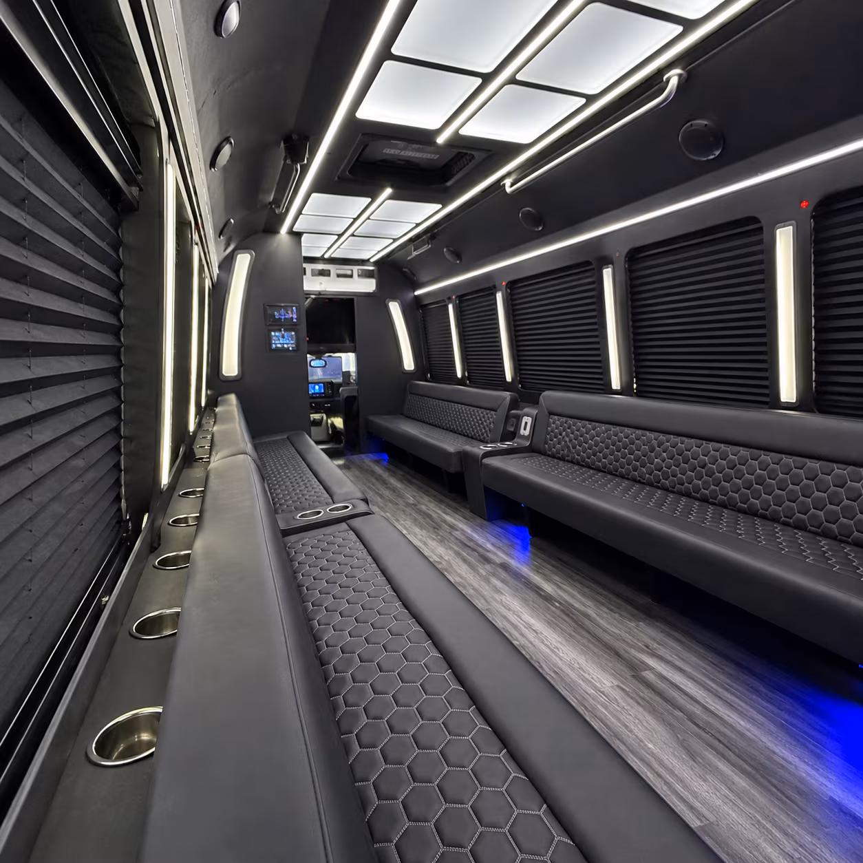 Anaheim Concert & Music Festival Transportation party bus exterior
