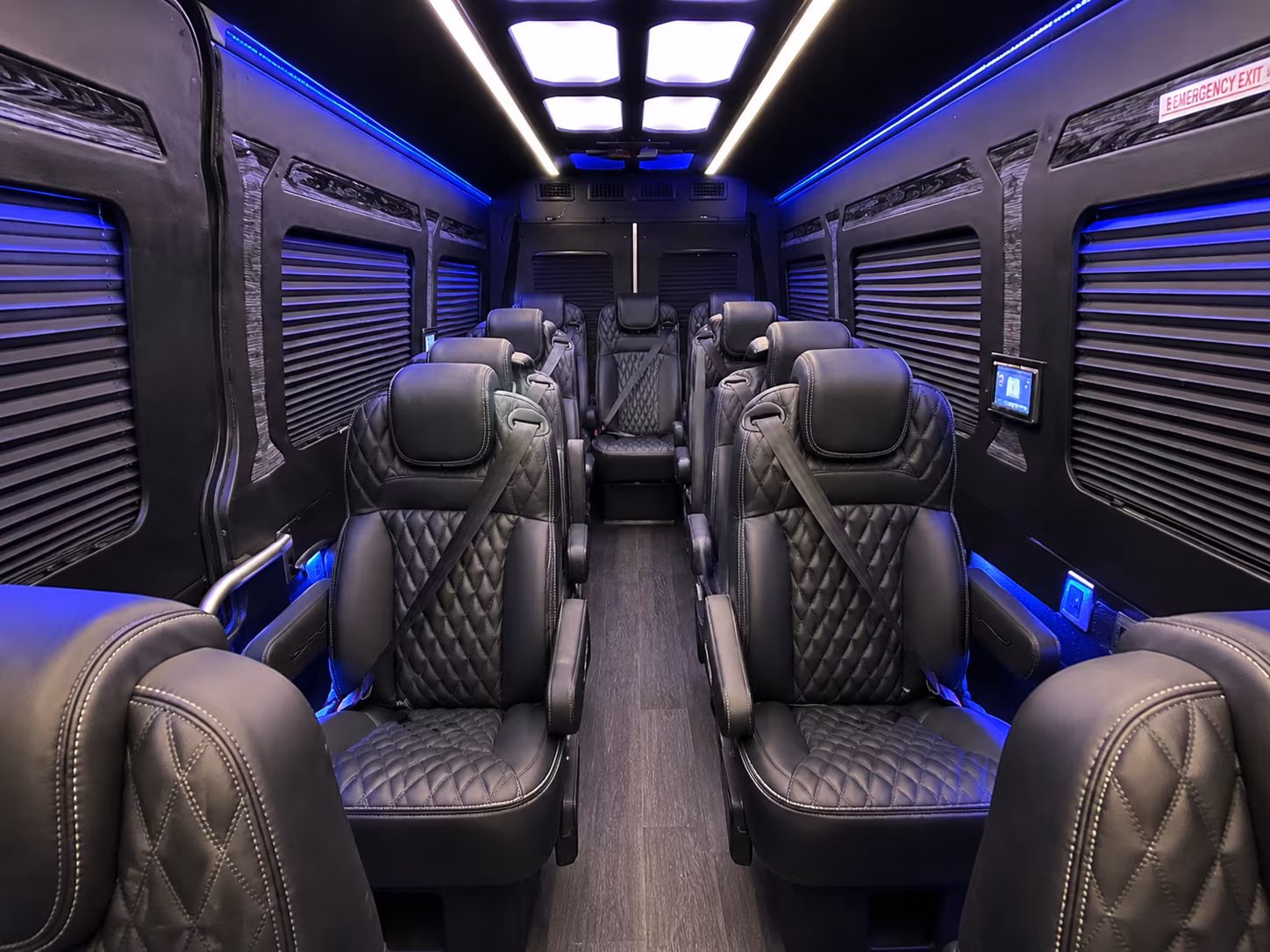 Anaheim Corporate Transportation party bus exterior