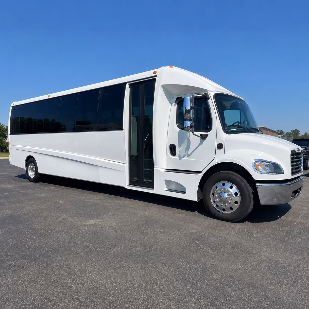Anaheim Corporate Transportation party bus exterior