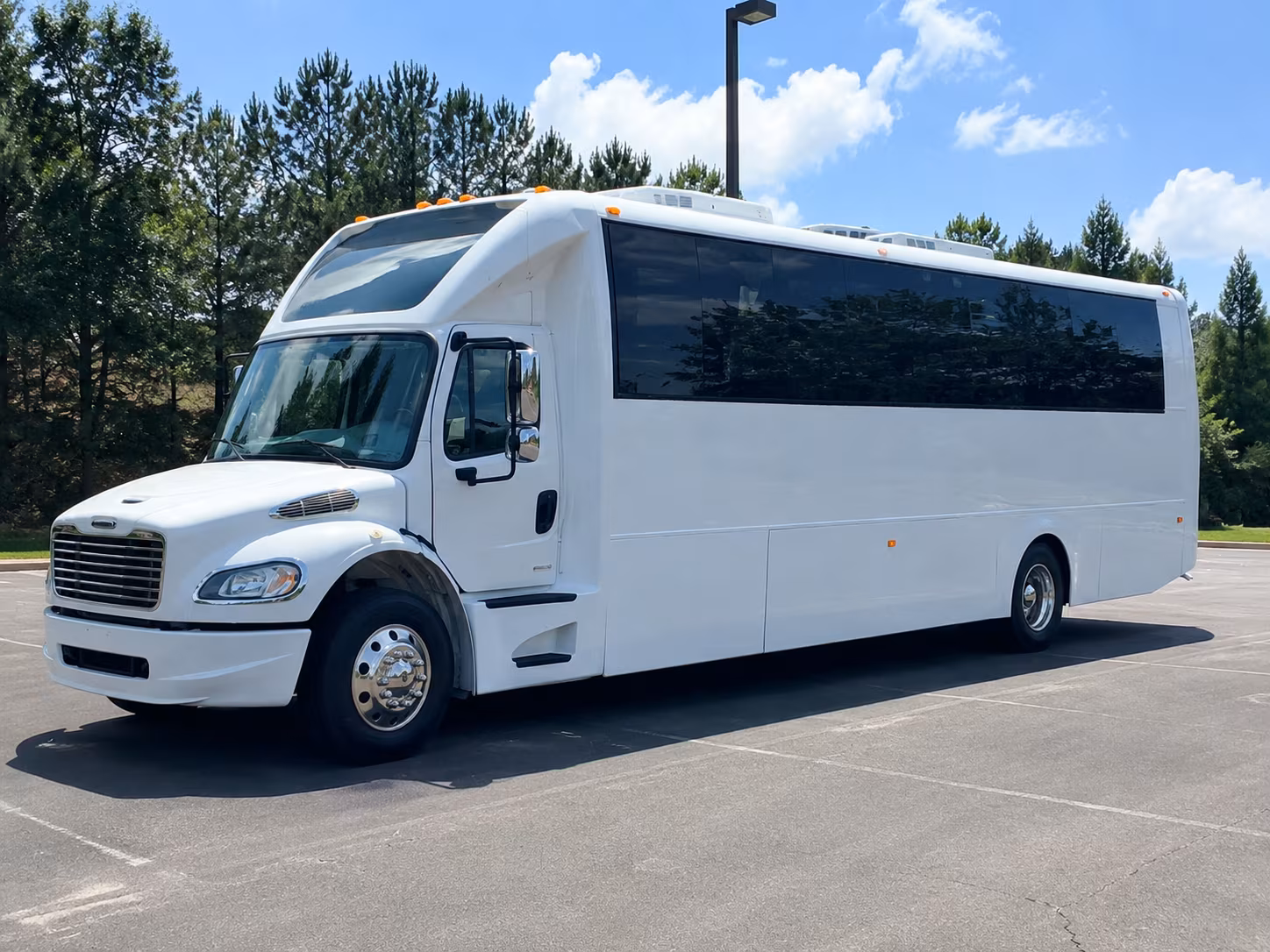 Anaheim Private Event Transportation party bus interior