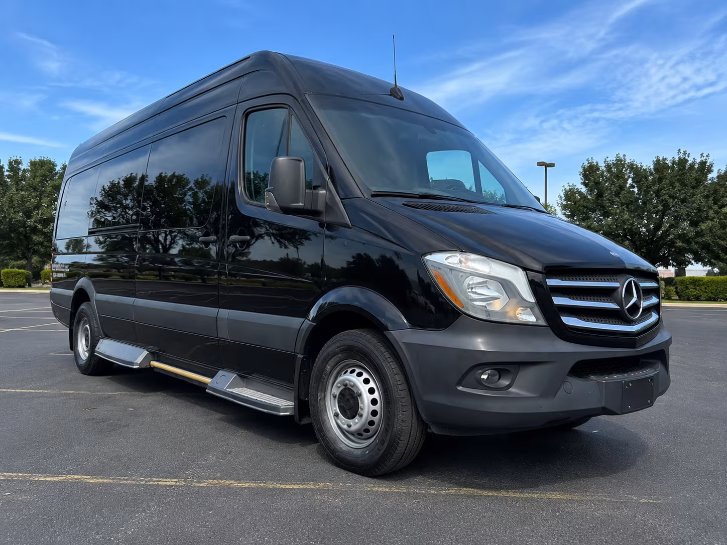 Anaheim School Event Transportation party bus exterior