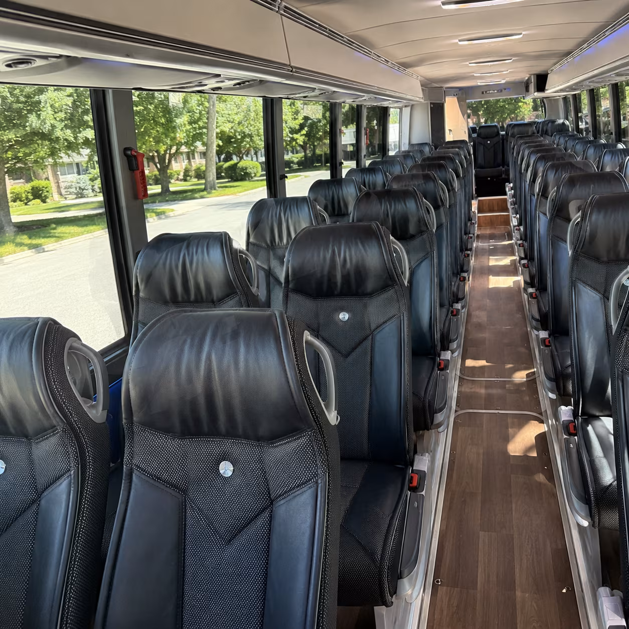 Anaheim School Event Transportation onboard seating