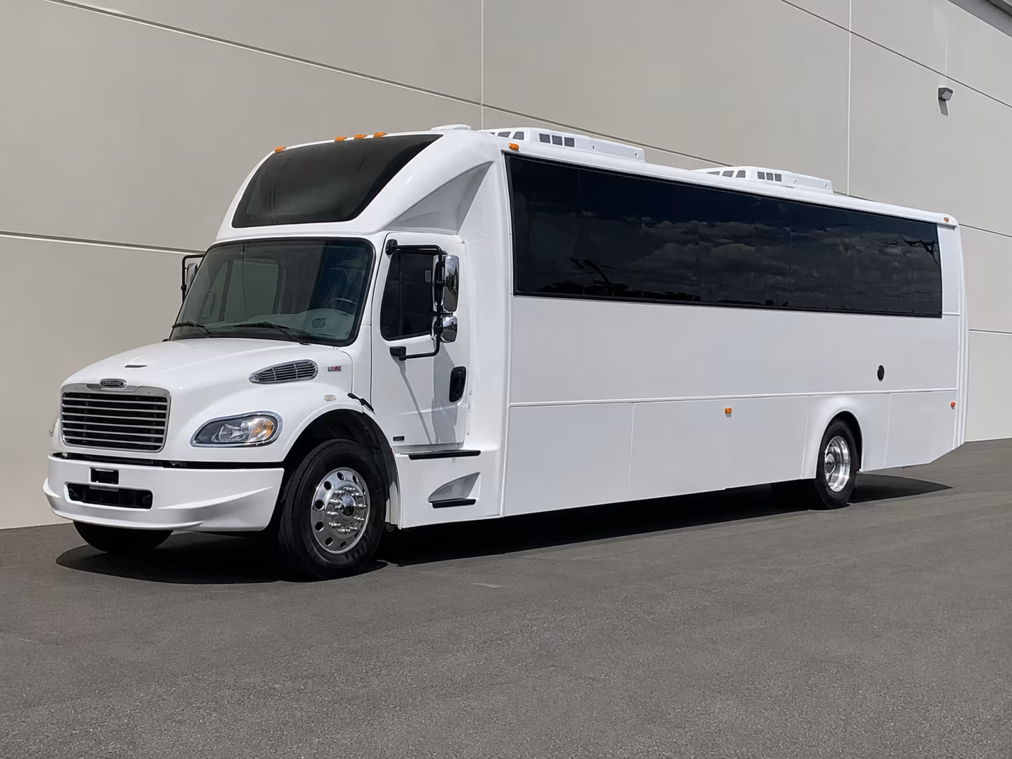 Anaheim Sporting Event Transportation party bus interior