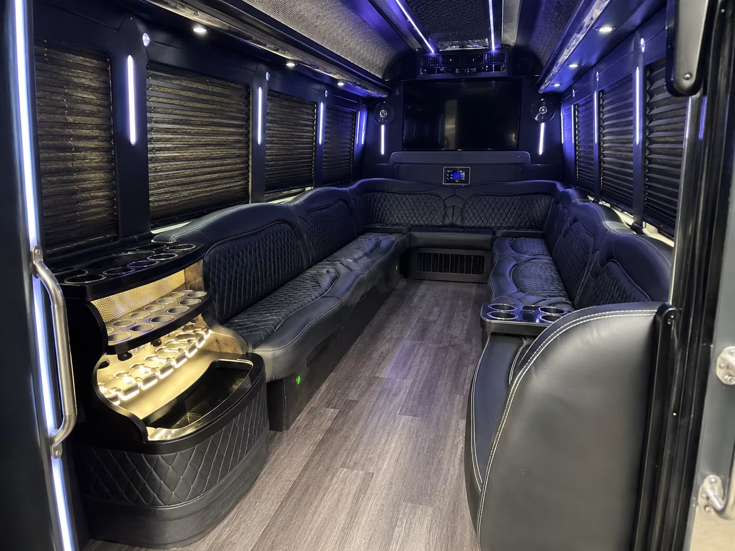 Orange Party Bus Rental