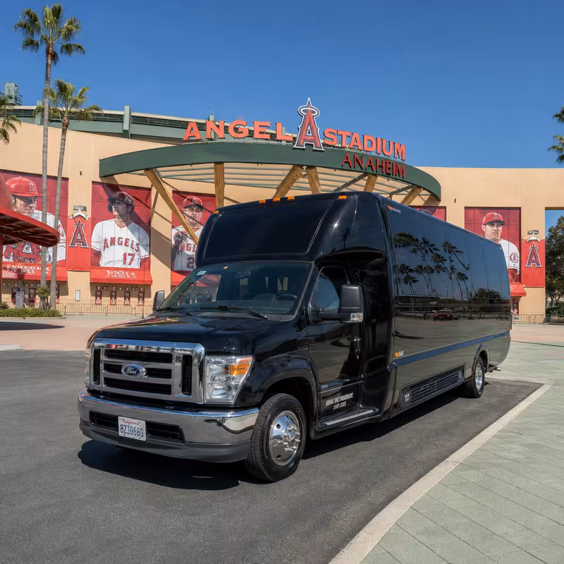 Orange Party Bus Rental