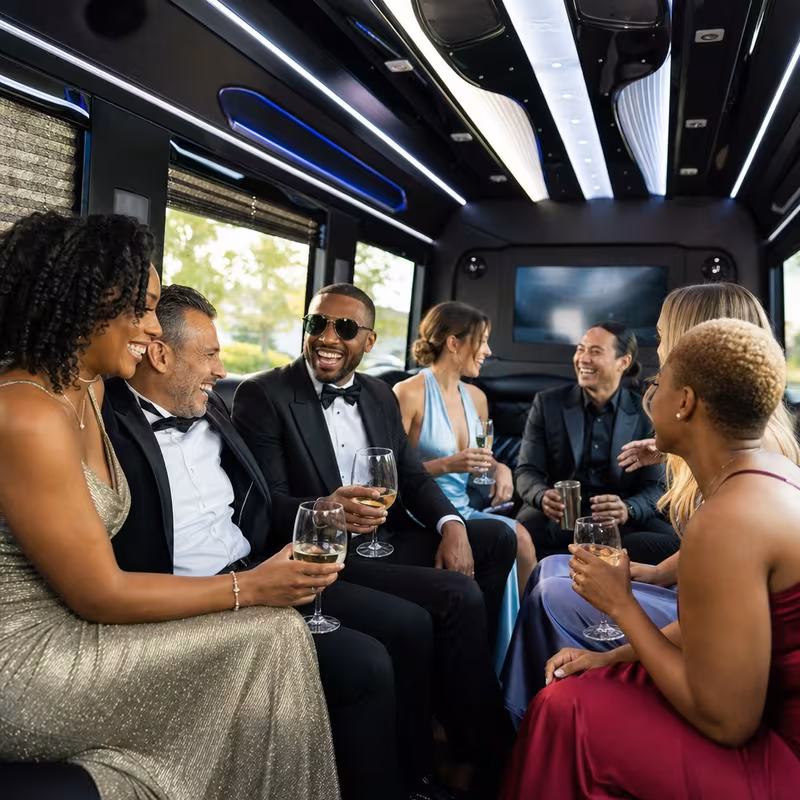 Anaheim Prom & Homecoming Transportation fleet vehicle