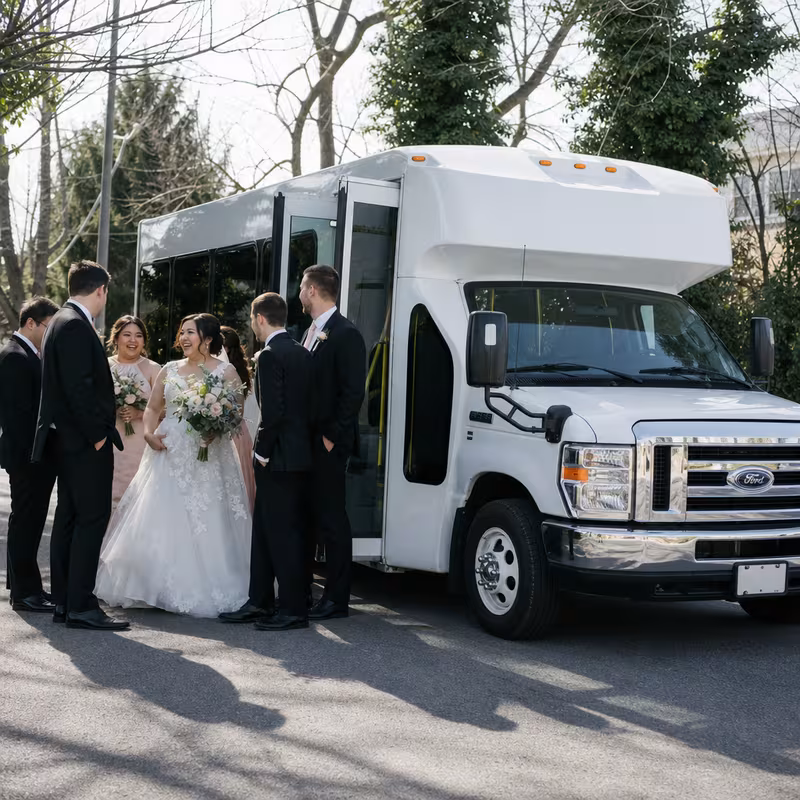 Anaheim Wedding Transportation fleet vehicle