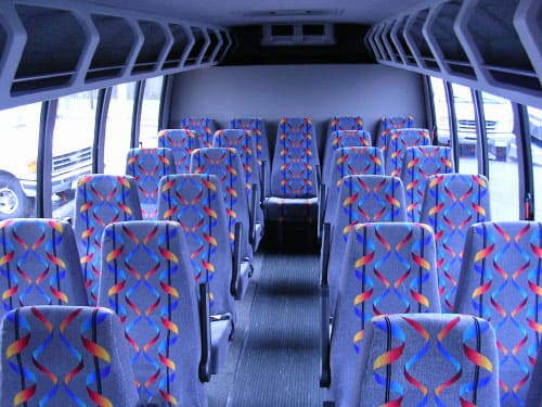 San Diego 15-35 Passenger Minibuses Interior