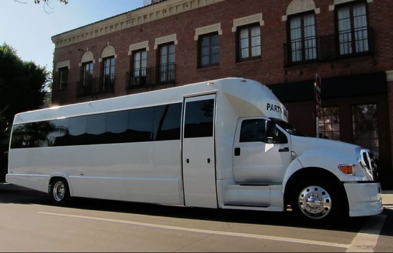Costa Mesa 30 Passenger Party Bus White